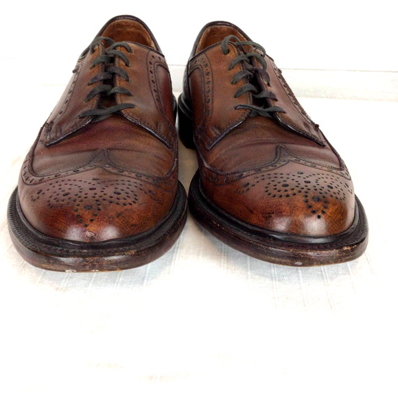Vintage Wright Arch Preserver Wingtip Brogues 9.5 main image 6